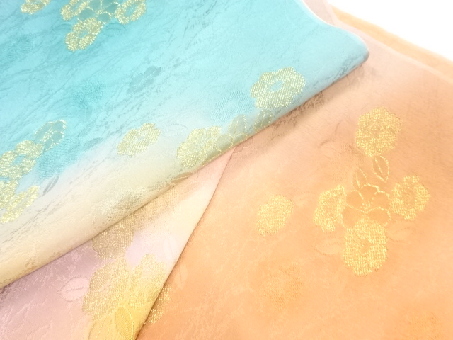  未使用品　正絹　帯揚げ